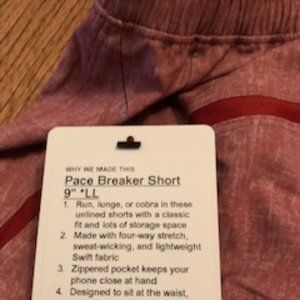 Men's M Lululemon Breaker Shorts